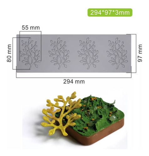 Juego De 5 Moldes De Encaje Con Forma De Hoja De Coral Para