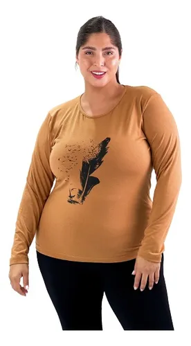 Remeras manga larga mujer new arrivals
