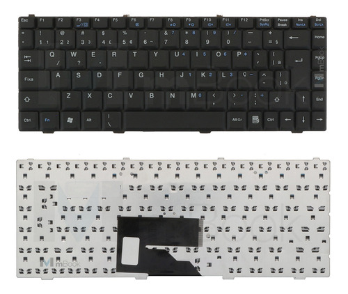 Teclado Itautec W7630 W7635 W7645 W7650 N8610 Abnt2 Br Com Ç