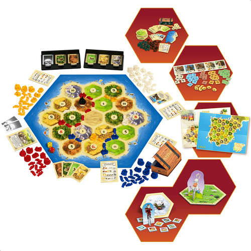 Catan Plus Big Box Jogo De Tabuleiro Nova Edição Português