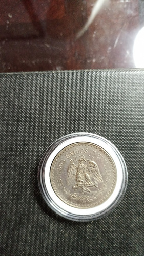 Moneda De Coleccion De Un Peso De Plata Ley 0720 (Usado)