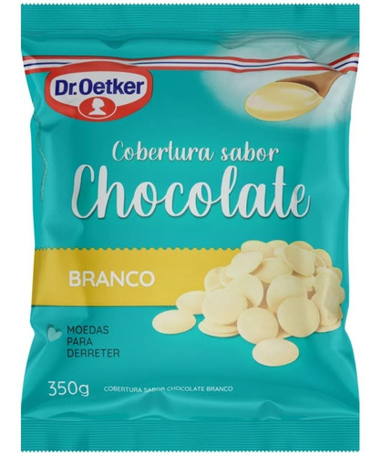 Cobertura Chocolate Branco Moeda P/ Derreter Dr. Oetker 350g