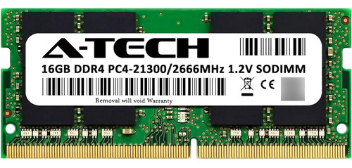 A-tech 16gb Ddr4 2666mhz Pc4-21300 (pc4-2666v) Cl19 Sodimm 1