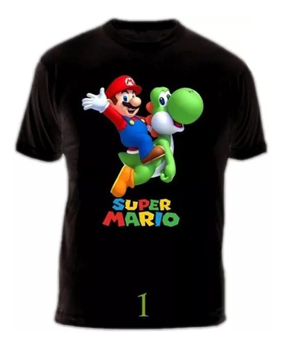 Camisetas Super Mario Bros Nintendo Algodón Exclusivas