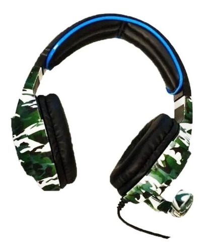 Imagen 3 de 8 de Auriculares Gamer Kanji Z14 Con Micrófono Camuflados