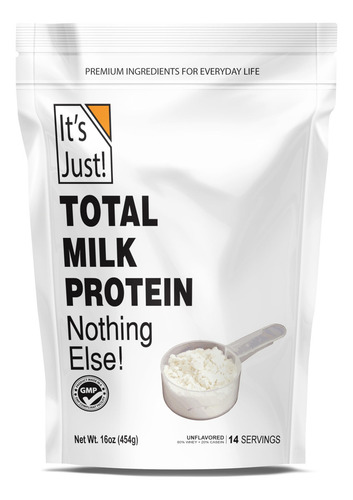 It's Just - Proteína Total De Leche, Bolsa De 1 Libra, 80% C