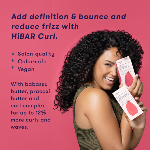 Hibar - Conjunto De Shampoo E Condicionador Curl - Para Cabe
