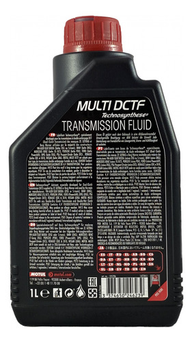 Óleo Câmbio Automático Dupla Embreagem Motul Multi Dctf 9lts