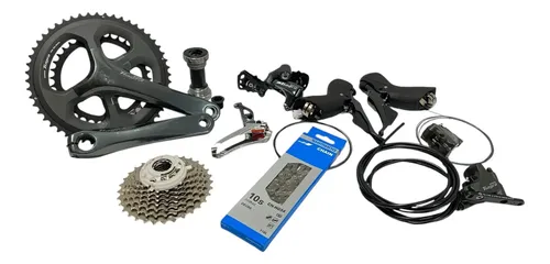 Kit Grupo Shimano Speed Tiagra 4700 2x10v Freio Hidráulico
