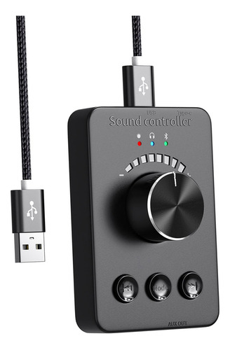 Controlador De Volumen De Computadora Usb De 3 Modos, Altavo