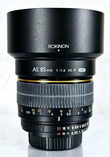 Lente Rokinon Ae 85mm F1.4 As If Umc Para Nikon, Bokeh King