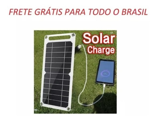 5v Alta Potência Painel Solar Resistente A Água P/ Celular