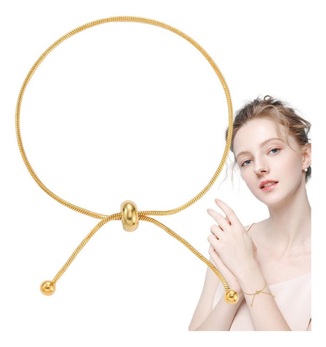 L Pulsera De Cadena De Oro Pulsera De Eslabones De Cadena