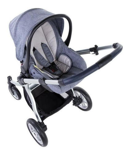 Imagen 2 de 5 de Carriola de paseo Evenflo Advanced Legacy DLX azul con chasis color plateado