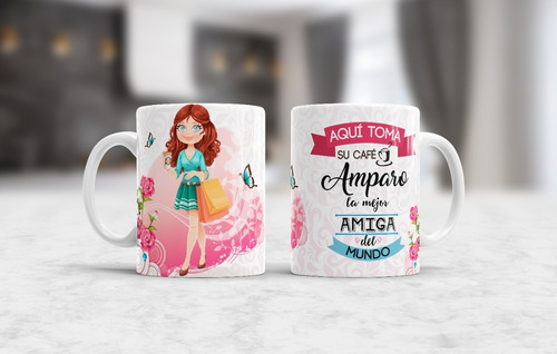 Imagen 3 de 10 de Taza Personalizada Flork Dia Madres Padres Bautizo Comunion
