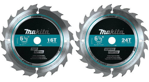 Discos Makita T-01426, Para Sierra Circular, 2 Piezas