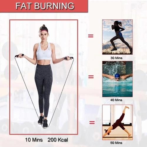 Cuerda Para Saltar Cardio Crossfit Deporte Velocidad / Lhua