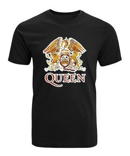 Polera Freddie Mercury Queen Logo Unisex Hombre Mujer Full