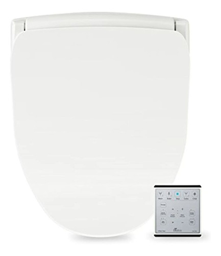 Bio Bidet Slim Two Bide Elegante Inodoro En Blanco Alargado