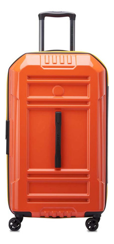 Valija Trunk Mediana Expandible 73 Cm Delsey Rempart Color Naranja