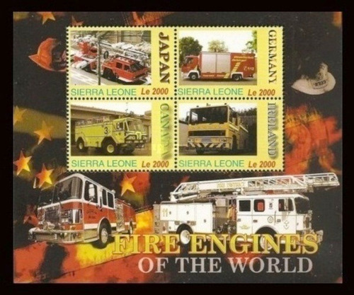 Bomberos - Autobombas 2 - Sierra Leona - Hojita Mint