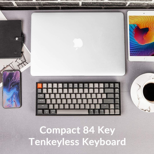 Keychron K2 Keyboard, Rgb, Bluetooth, Gateron G Pro Aa