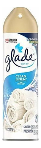 Ambientador Glade Aerosol, Clean Linen, 8 O