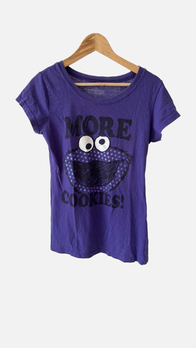 Remera Sesame Street Original Importada Cookie Monster