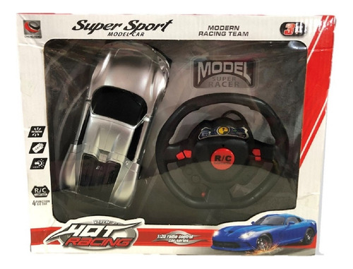 Auto Radio Control Drift Hot Racing 1:20 Color Plateado