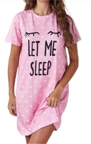 Vestido Para Dormir Con Estampado De Lunares Own