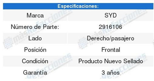 Soporte Motor Frontal Derecho Nissan Maxima 04-08 2916106
