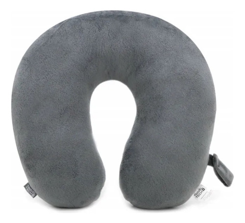 Almohada De Viaje Travel Tech 17014 Adulto Negro Liso Gris Liso