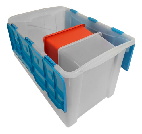 Caja Plástica Multiusos King Box 111 Lts Colores Surtidos