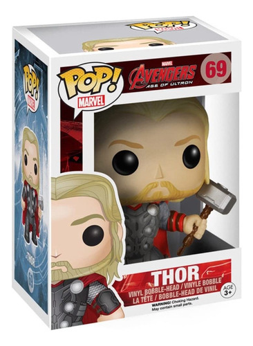 Funko Marvel: Avengers 2 - Figura De Acción De Thor Bobble H