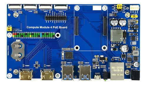 Para Compute Module 4 Io Board Con Función Poe Para Todos Lo