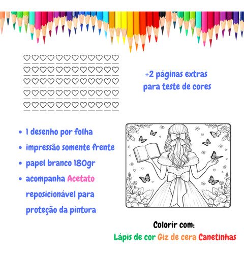 Livro De Colorir Jesus Yeshua Estilo Bobbie Goods 50 Folhas 180g Capa Dura Personalizado Com Nome Na Capa