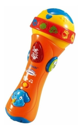 Microfono Cantarin Musical Vtech Y Sonidos De Animales