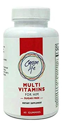 Carson Life Gomitas Multivitamínicos Para Hombre 60 Gomitas