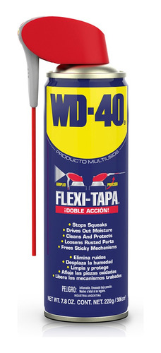 Wd-40 Flexi Tapa Lubricante 220g  Doble Acción Antioxido