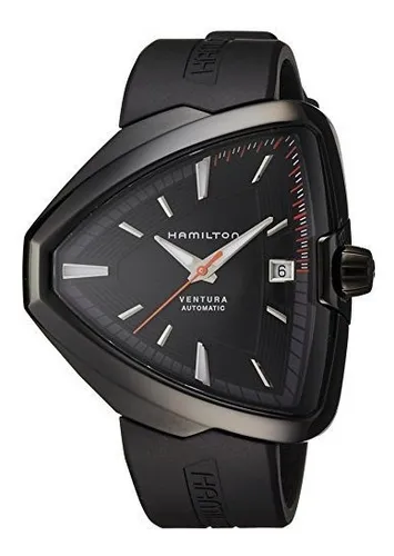 Hamilton Ventura Elvis80 Automatico Dial Negro Pvd Reloj Par