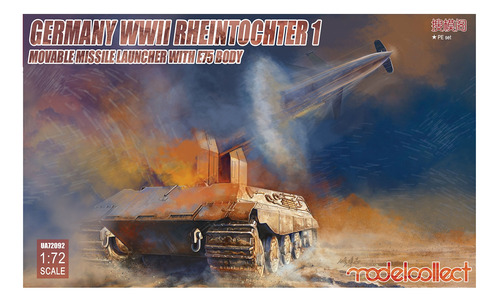Modelismo 1/72 Tanque Lanzador Panzer Modelcollect