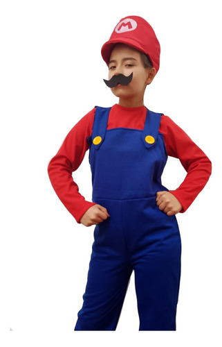 Disfraz De Mario Bros Para Niño 
