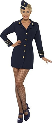 Smiffys Womens Flight Attendant Costume