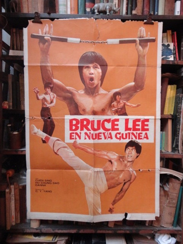 Bruce Lee En Nueva Guinea. Afiche Cine Original