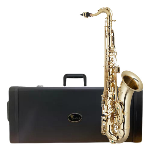 Saxofone Tenor Eagle St 503 Sib Laqueado 1 Ano Garantia Nfe