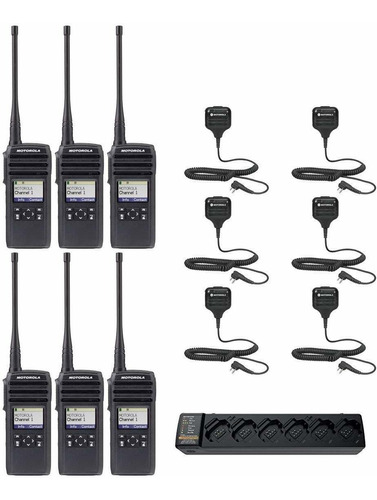 Radio Digital Bidireccional Canal Mhz Microfono Altavoz