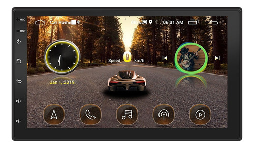 Radio Estéreo Para Coche Con Bluetooth Hd Android 7 Mp5