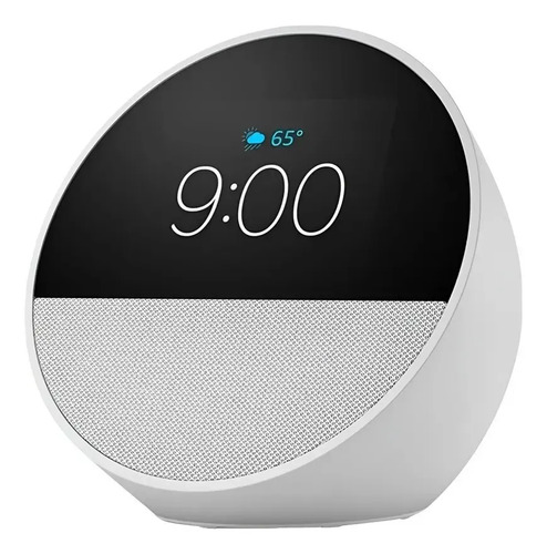 Amazon Echo Spot Bocina Inteligente Pantalla Con Reloj White Blanco