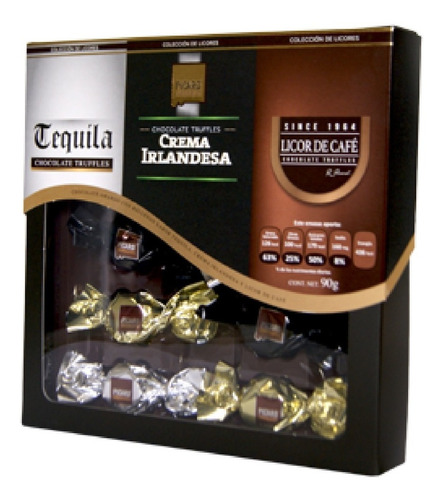 Estuche Colección De Chocolates Con Licor Picard 90g