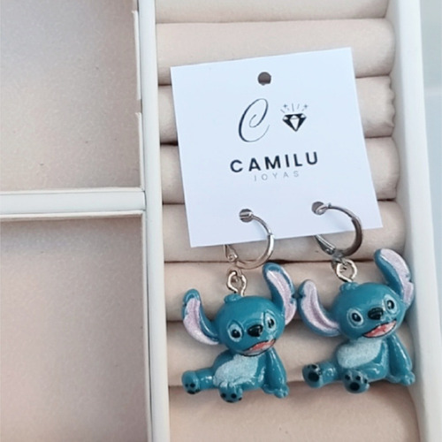 Aros Kawaii Stich - En Tendencia